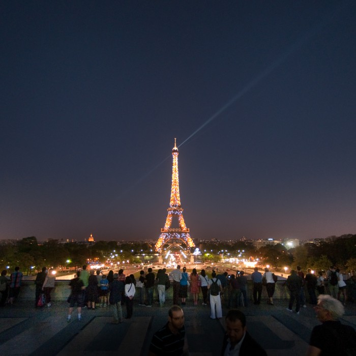 The Eiffel Tower in Paris 